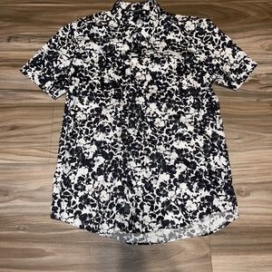 Guess Mens Button Down T Shirt